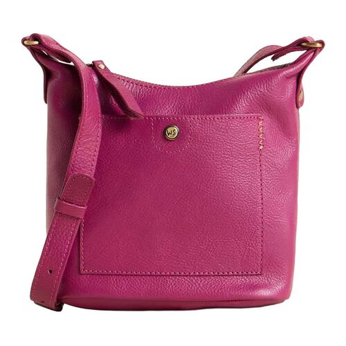 White Stuff Mini Fern Leather Crossbody